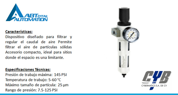 Filtro Regulador Cybermatics Puebla México