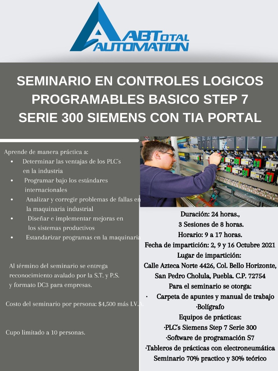 CURSOS DE CAPACITACIÓN INDUSTRIAL