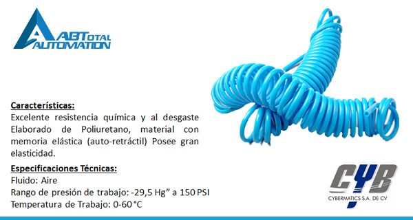 Manguera Retráctil Cybermatics Puebla México