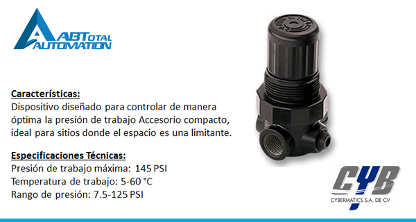 Regulador Miniatura Cybermatics Puebla México