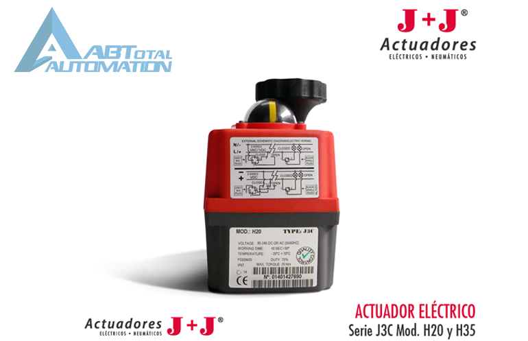 DISTRIBUCIÓN Y VENTA DE ACTUADORES ELÉCTRICOS J+J EN PUEBLA MÉXICO TLAXCALA